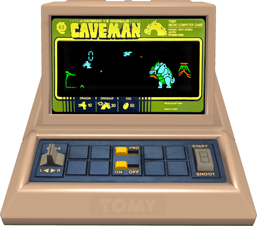 Play Tomytronic Caveman tabletop