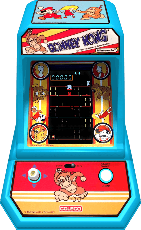 Play Coleco Donkey Kong tabletop