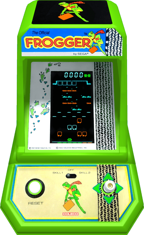 Play Coleco Frogger tabletop