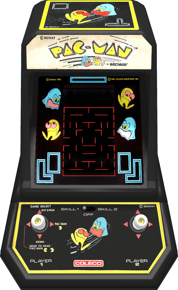 Play Coleco Pac-Man tabletop