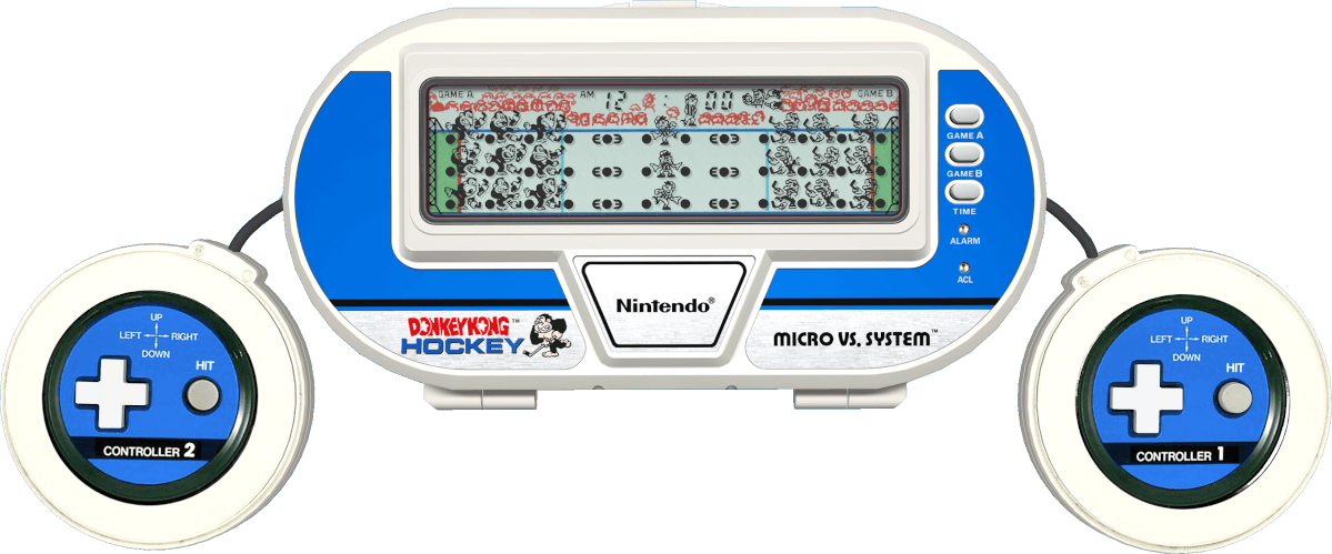 Play G&W Donkey Kong Hockey micro VS. system