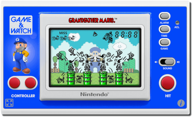Play G&W Grandfather Mario new wide screen