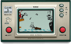 Play G&W Popeye wide screen