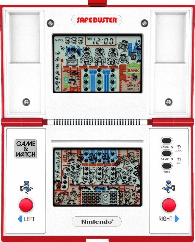 Play G&W Safe Buster double screen horizontally