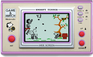 Play G&W Snoopy Tennis wide screen