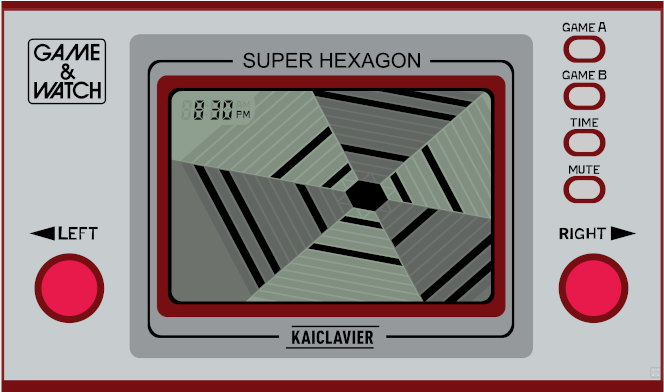 Play Super Hexagon wide screen wide screen