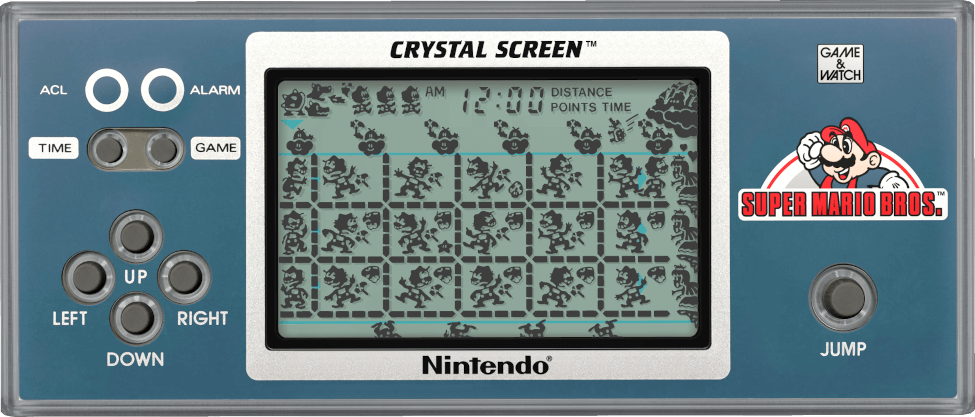 Play G&W Super Mario Bros. crystal screen