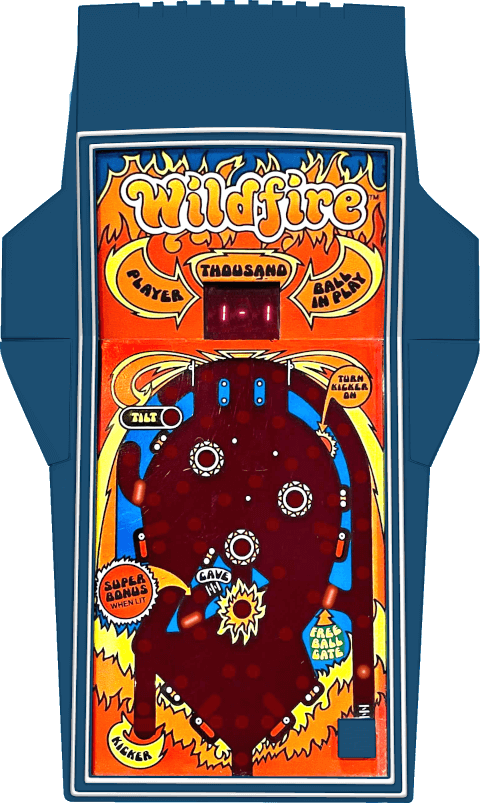 Play Parker Brothers Wildfire Pinball led